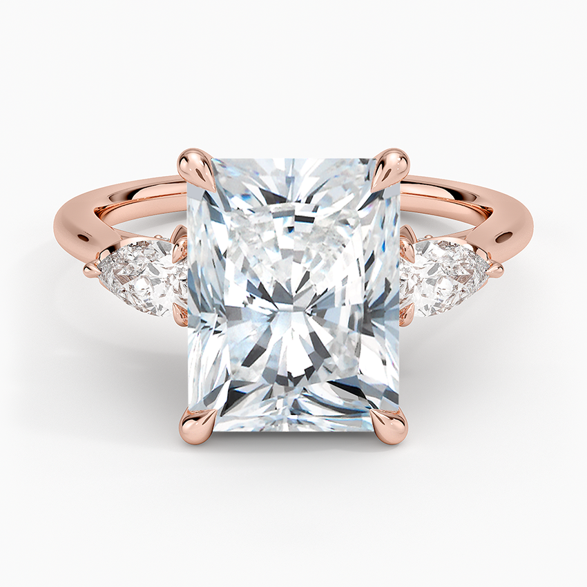 1.60 Carat Princess Halo Design Solitaire Lab Diamond Ring 18K - Florina
