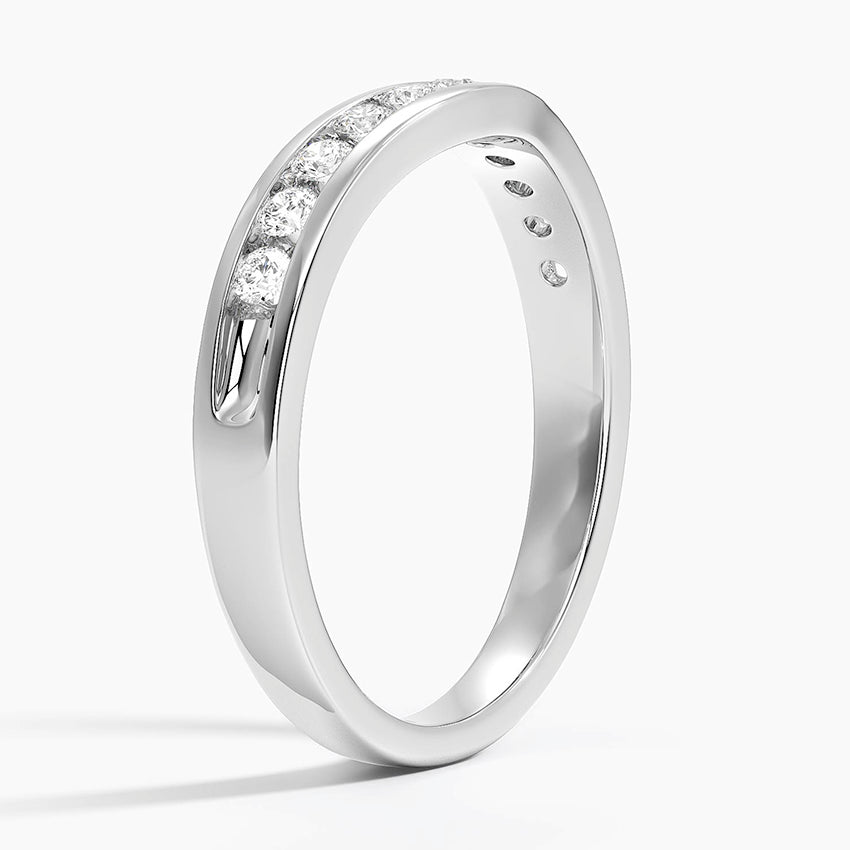 Alyans 0,25 Karat Yuvarlak Kesim Laboratuvar Pırlanta Yüzük 18K - Bold Diamonds