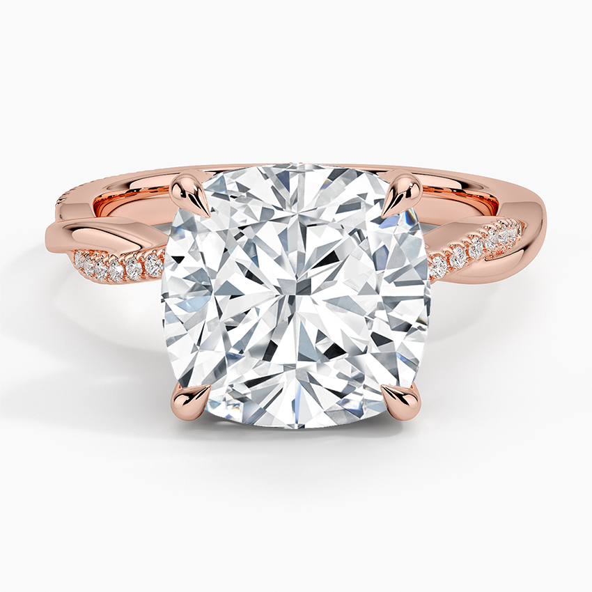 1.60 Carat Princess Halo Design Solitaire Lab Diamond Ring 18K - Florina