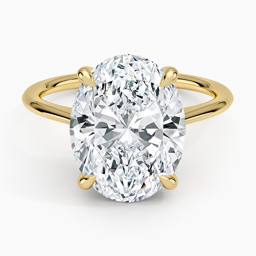 1.60 Carat Princess Halo Design Solitaire Lab Diamond Ring 18K - Florina