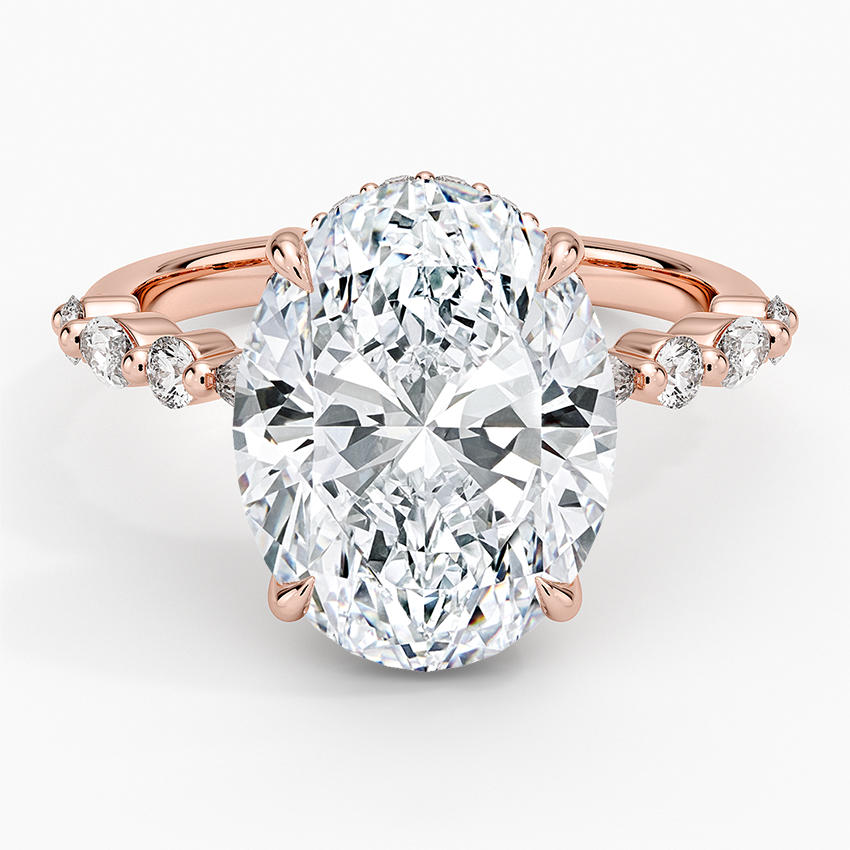 1.60 Carat Princess Halo Design Solitaire Lab Diamond Ring 18K - Florina