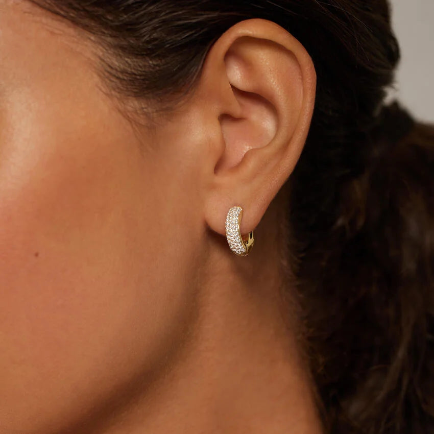 Ciel Model 3.00 Karat Laboratuvar Pırlanta Küpe 18K - Bold Diamonds