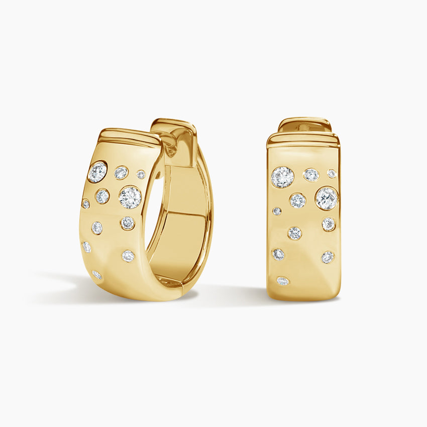 Titania Model 1.00 Karat Laboratuvar Pırlanta Küpe 18K - Bold Diamonds