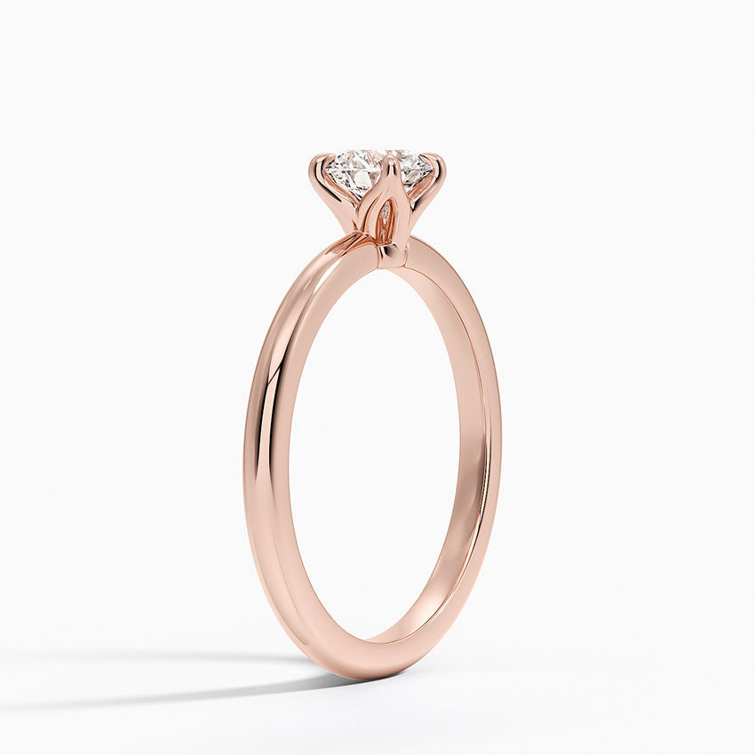 0.50 Karat F-VS Tektaş Laboratuvar Pırlanta Yüzük 18K - Bold Diamonds