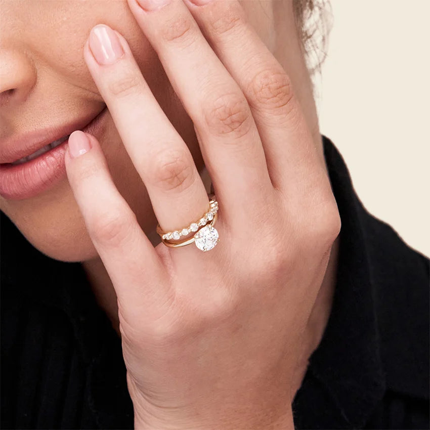 0.50 Karat F-VS Tektaş Laboratuvar Pırlanta Yüzük 18K - Bold Diamonds