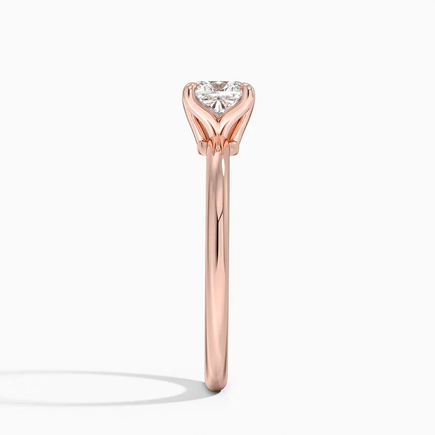 1.00 Karat F-VS Chusion Tektaş Laboratuvar Pırlanta Yüzük 18K - Bold Diamonds