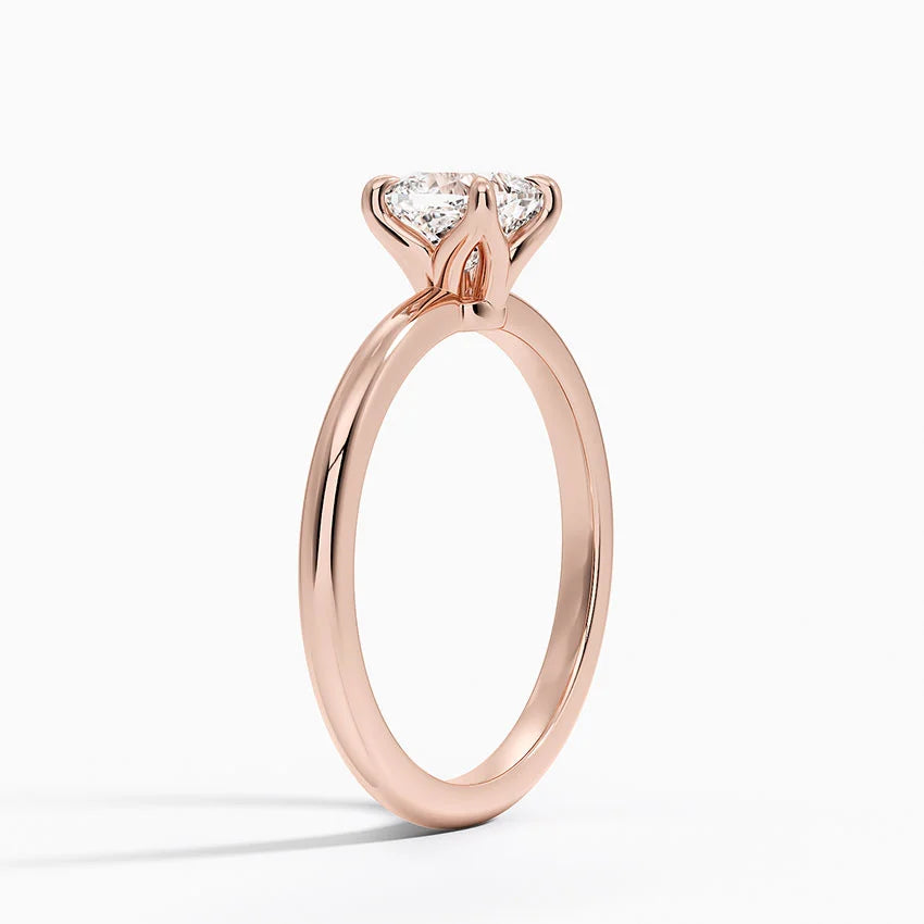 1.00 Karat F-VS Chusion Tektaş Laboratuvar Pırlanta Yüzük 18K - Bold Diamonds