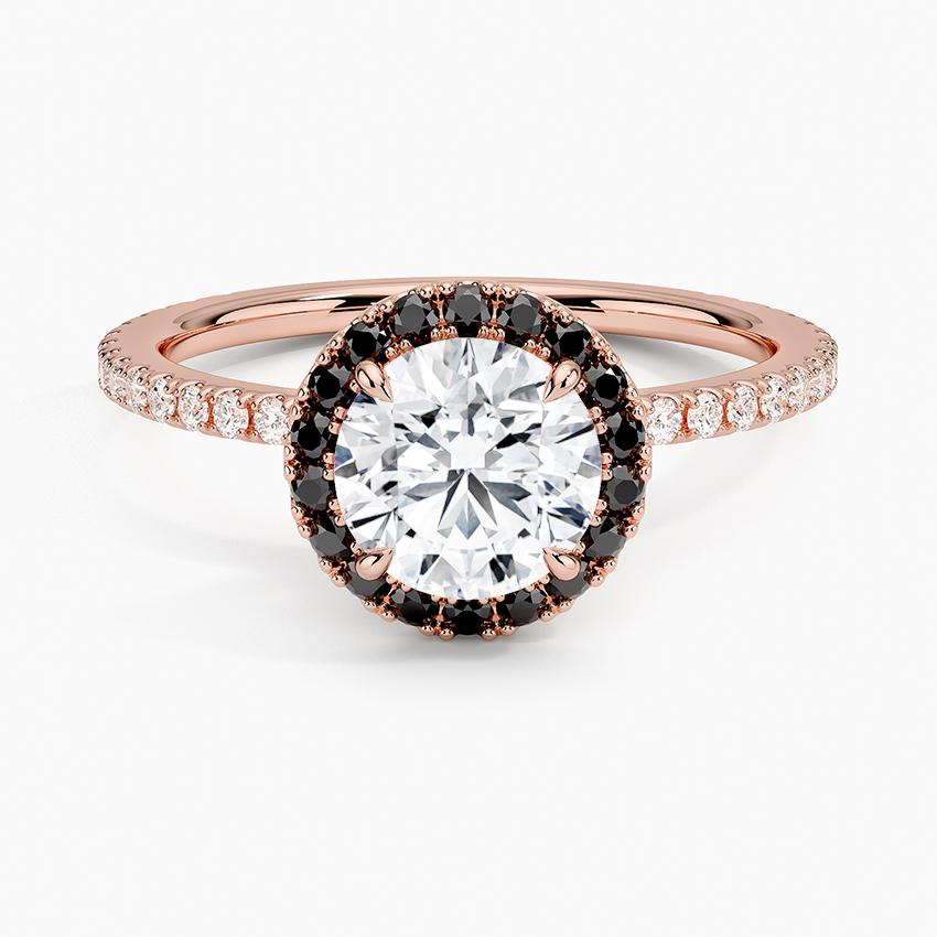 1.40 Karat Halo Tasarım Tektaş Laboratuvar Pırlanta Yüzük 18k -Halora - Bold Diamonds