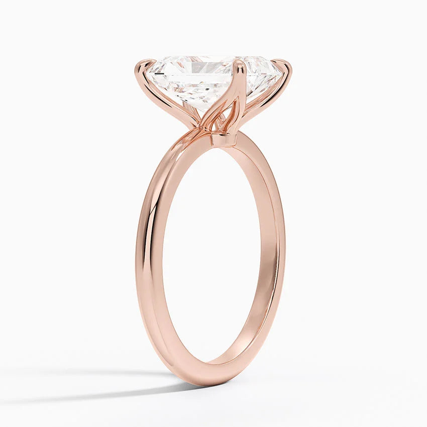 2.00 Karat F-VS Radiant Tektaş Laboratuvar Pırlanta Yüzük 18K - Bold Diamonds