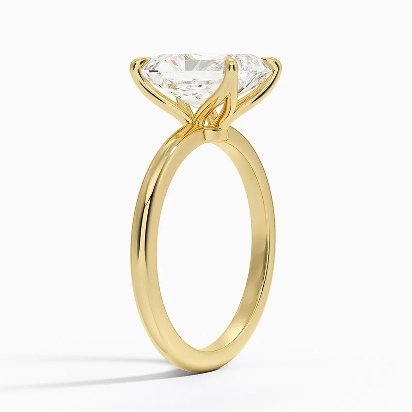 2.00 Karat F-VS Radiant Tektaş Laboratuvar Pırlanta Yüzük 18K - Bold Diamonds