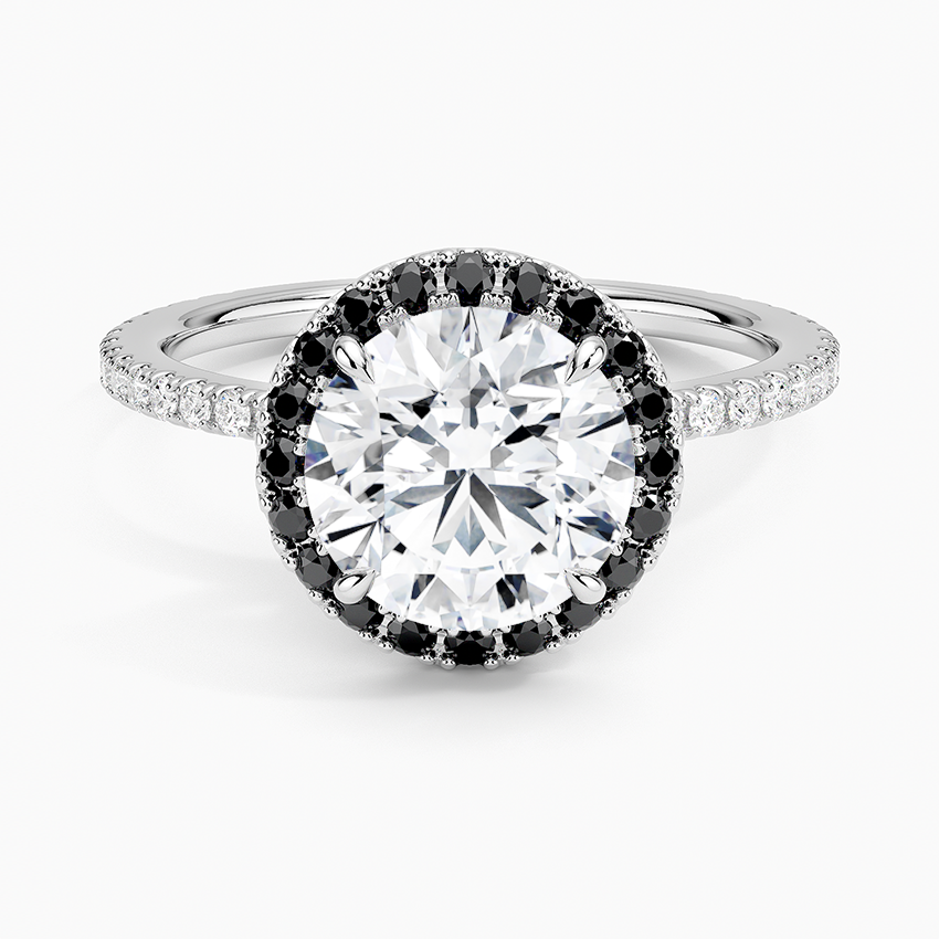 2.40 Karat Halo Tasarım Tektaş Laboratuvar Pırlanta Yüzük 18k -Halora - Bold Diamonds