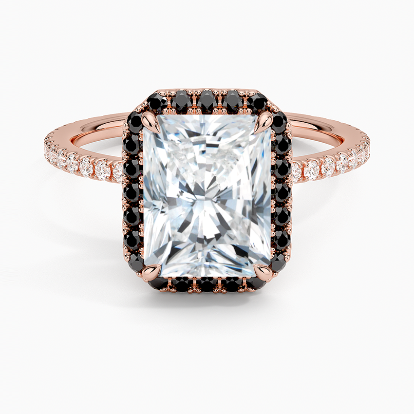 2.40 Karat Radiant Halo Tasarım Tektaş Laboratuvar Pırlanta Yüzük -Halora - Bold Diamonds