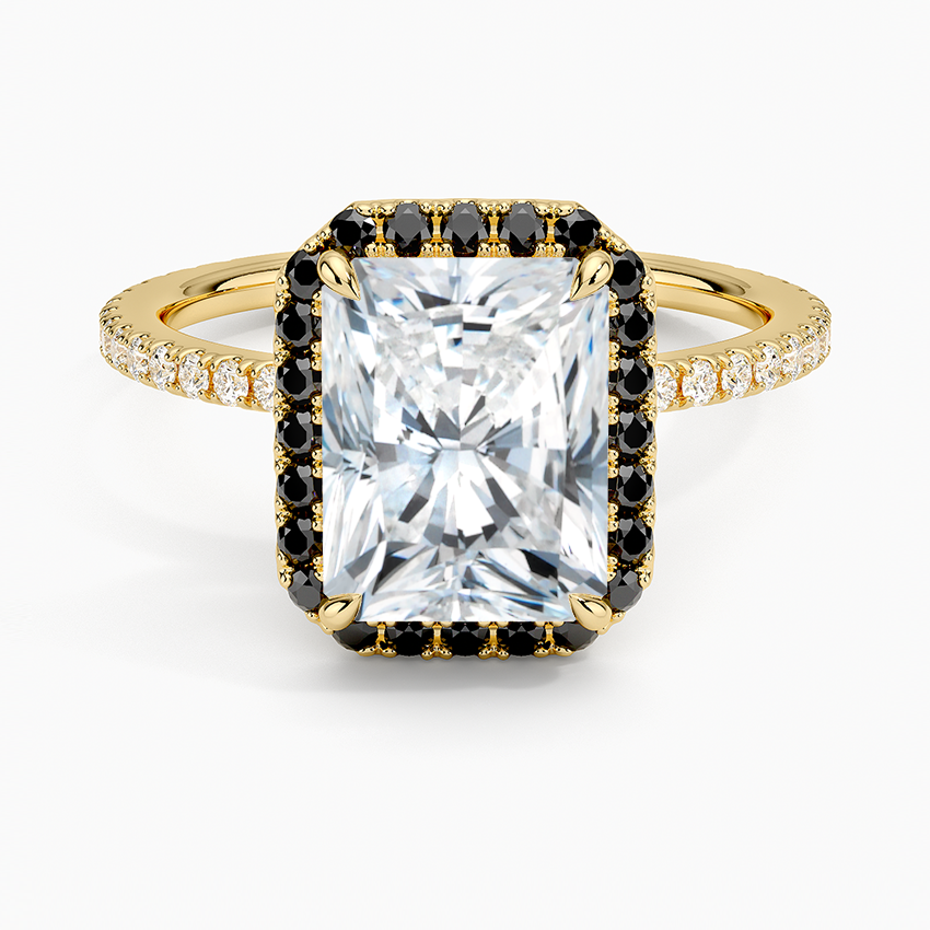2.40 Karat Radiant Halo Tasarım Tektaş Laboratuvar Pırlanta Yüzük -Halora - Bold Diamonds