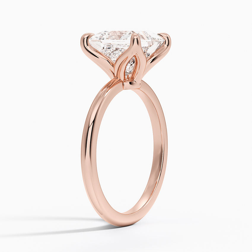 3.00 Karat F-VS Prenses Tektaş Laboratuvar Pırlanta Yüzük 18K - Bold Diamonds