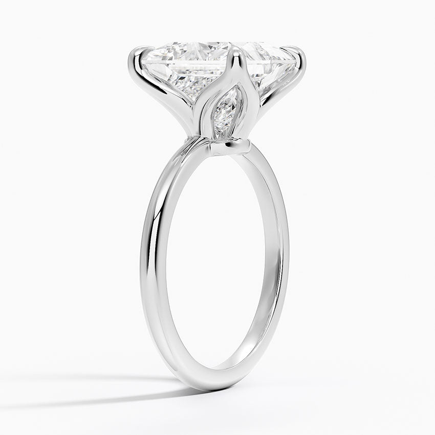 5.00 Karat F-VS Prenses Tektaş Laboratuvar Pırlanta Yüzük 18K - Bold Diamonds