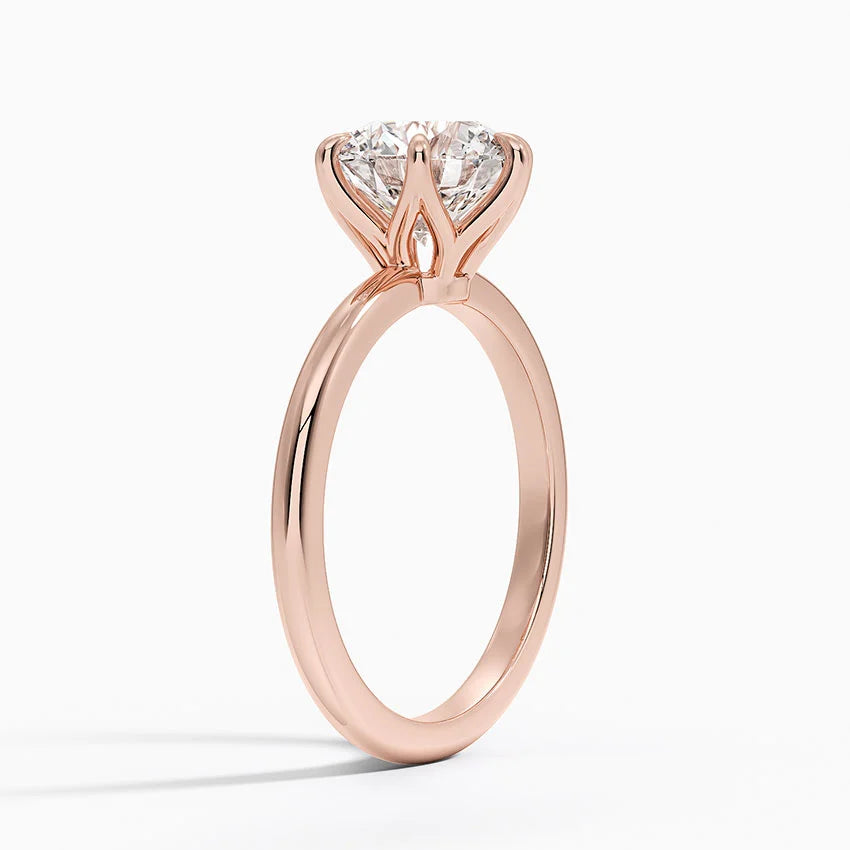 Altı Tırnak 2.00 Karat F-VS Tektaş Laboratuvar Pırlanta Yüzük 18K - Bold Diamonds