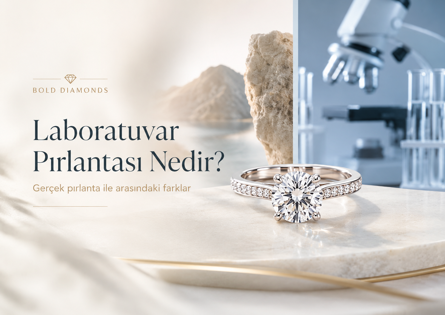 Laboratuvar Pırlantası Nedir? Gerçek Pırlanta ile Farkları | Bold Diamonds