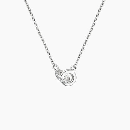 Dayanışma Model 0.25 karat Yuvarlak Kesim Laboratuvar Pırlanta Kolye 18K - Bold Diamonds
