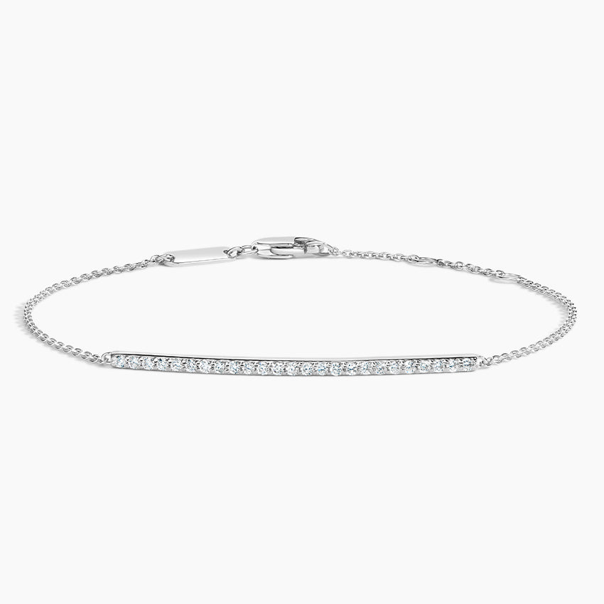 Pırlanta Çizgisi Model 0.50 Karat Yuvarlak Kesim Laboratuvar Pırlanta Bileklik 18K - Bold Diamonds