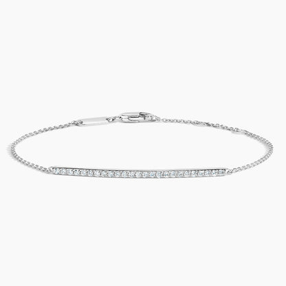 Pırlanta Çizgisi Model 0.50 Karat Yuvarlak Kesim Laboratuvar Pırlanta Bileklik 18K - Bold Diamonds