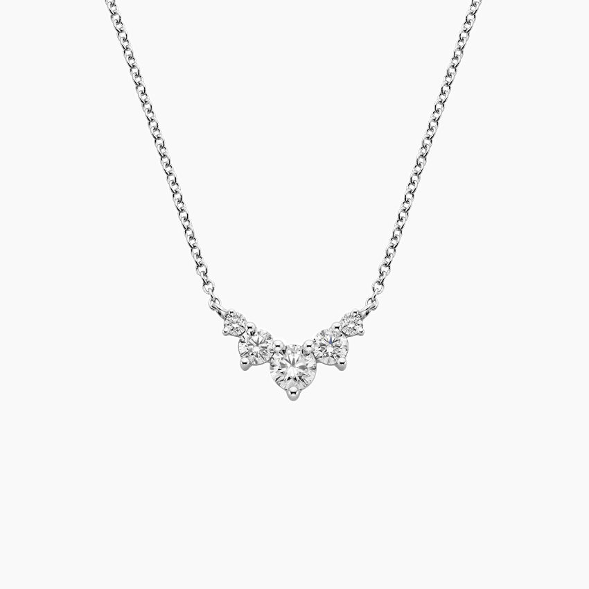 Işıltının Ritmi Model 0.50 karat Yuvarlak Kesim Laboratuvar Pırlanta Kolye 18K - Bold Diamonds