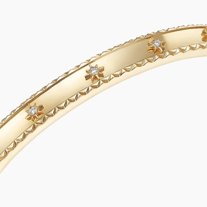 Özel Tasarım 0.50 karat Yuvarlak Kesim Laboratuvar Pırlanta Bileklik 18K - Bold Diamonds