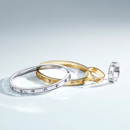 Özel Tasarım Alyans 0.50 Karat Yuvarlak Kesim Laboratuvar Pırlanta Yüzük 18K - Bold Diamonds