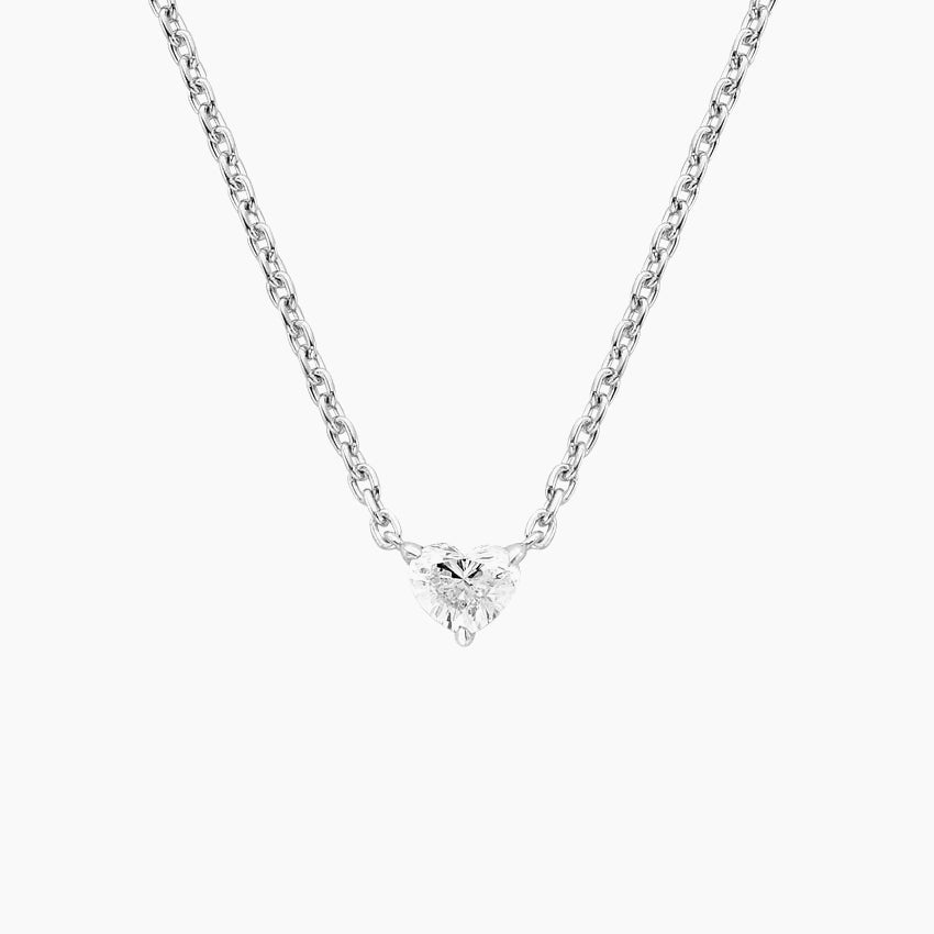 Kalp Kesim 0.50 karat Laboratuvar Pırlanta Kolye 18K - Bold Diamonds
