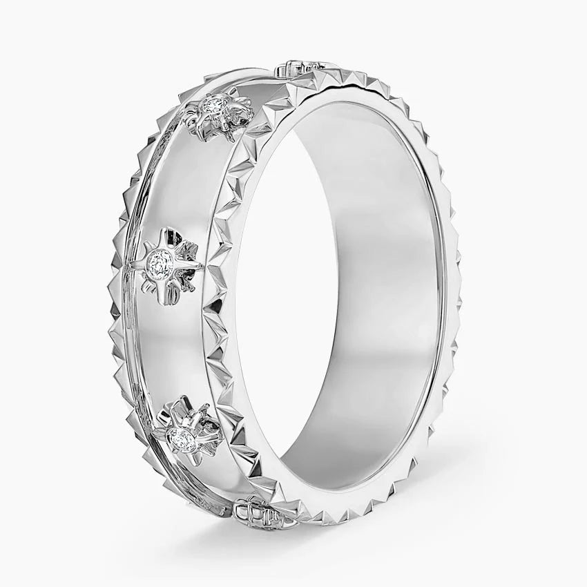 Özel Tasarım Alyans 0.50 Karat Yuvarlak Kesim Laboratuvar Pırlanta Yüzük 18K - Bold Diamonds