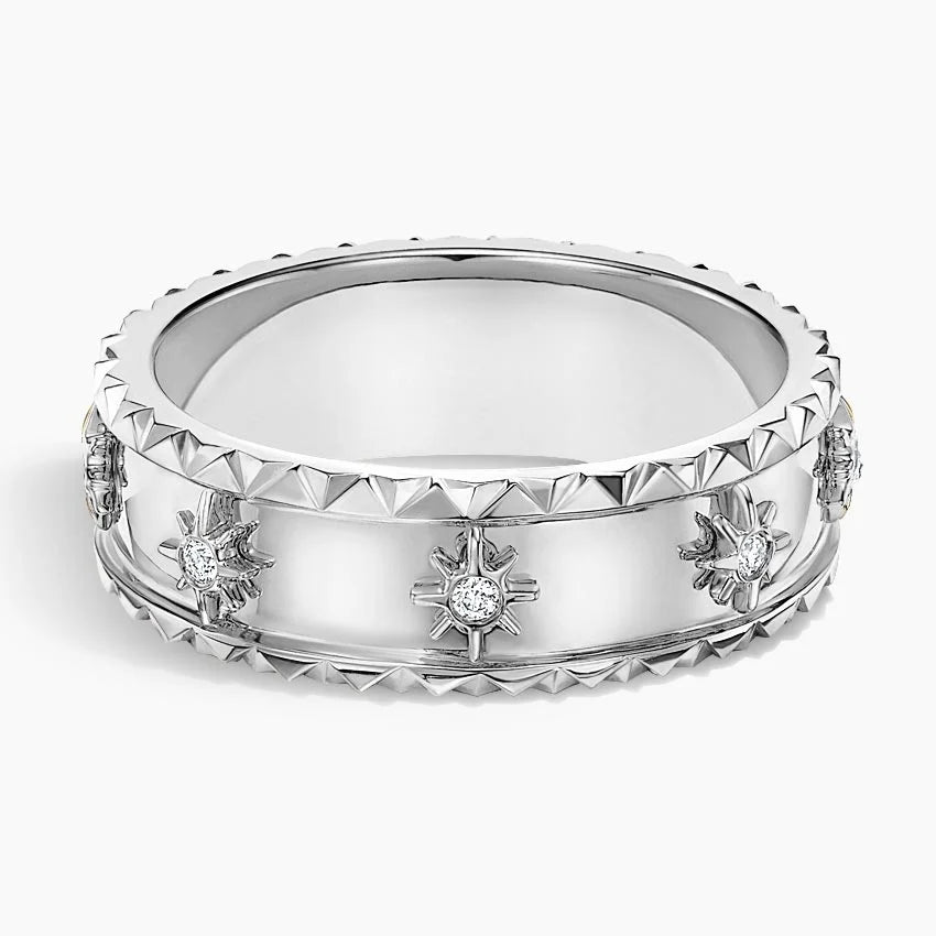 Özel Tasarım Alyans 0.50 Karat Yuvarlak Kesim Laboratuvar Pırlanta Yüzük 18K - Bold Diamonds