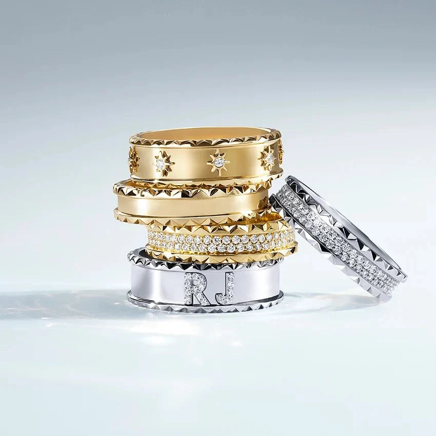 Özel Tasarım Alyans 0.50 Karat Yuvarlak Kesim Laboratuvar Pırlanta Yüzük 18K - Bold Diamonds
