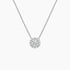 Halo Model 0.50 karat Yuvarlak Kesim Laboratuvar Pırlanta Kolye 18K - Bold Diamonds