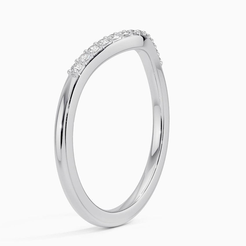 Tamamlayıcı 0,25 Karat Yuvarlak Kesim Laboratuvar Pırlanta Yüzük 18K - Bold Diamonds