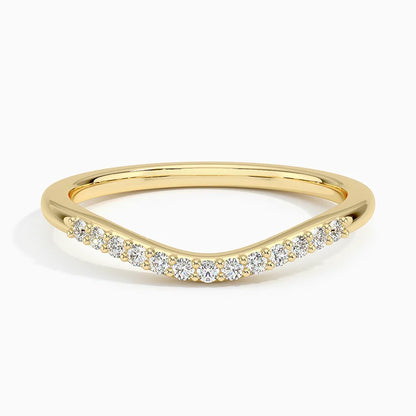 Tamamlayıcı 0,25 Karat Yuvarlak Kesim Laboratuvar Pırlanta Yüzük 18K - Bold Diamonds