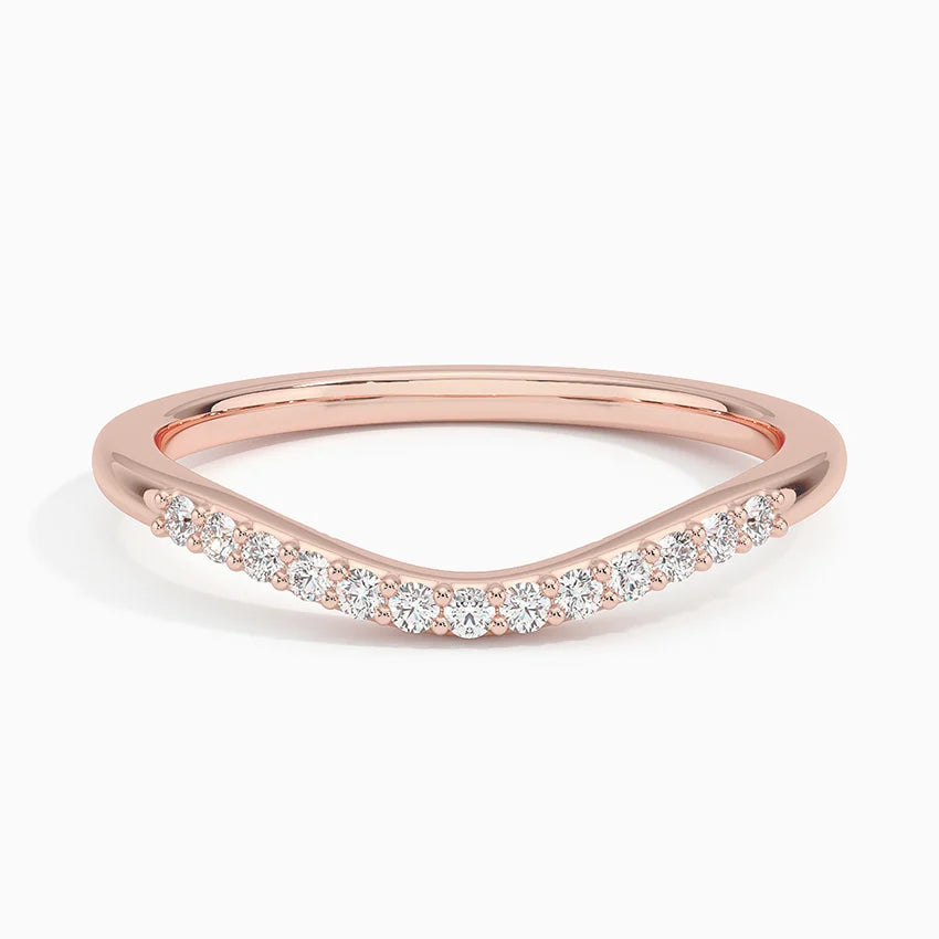 Tamamlayıcı 0,25 Karat Yuvarlak Kesim Laboratuvar Pırlanta Yüzük 18K - Bold Diamonds