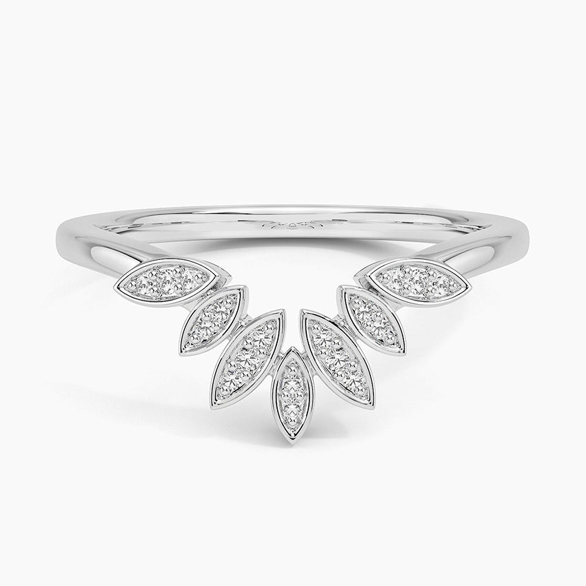 Özel Tasarım 0,10 Karat Yuvarlak Kesim Laboratuvar Pırlanta Yüzük 18K - Bold Diamonds