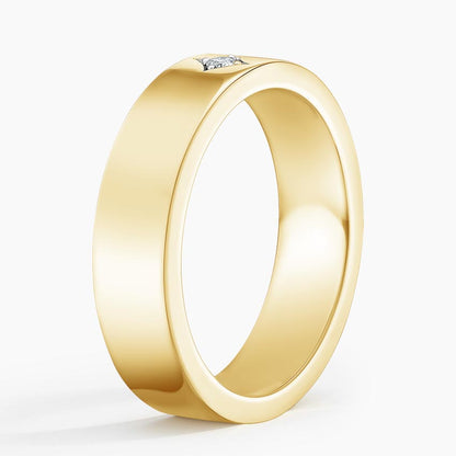 Alyans 0,25 Karat Yuvarlak Kesim Laboratuvar Pırlanta Yüzük 18K - Bold Diamonds
