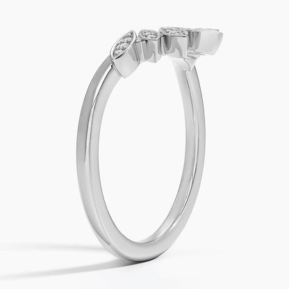 Özel Tasarım 0,10 Karat Yuvarlak Kesim Laboratuvar Pırlanta Yüzük 18K - Bold Diamonds