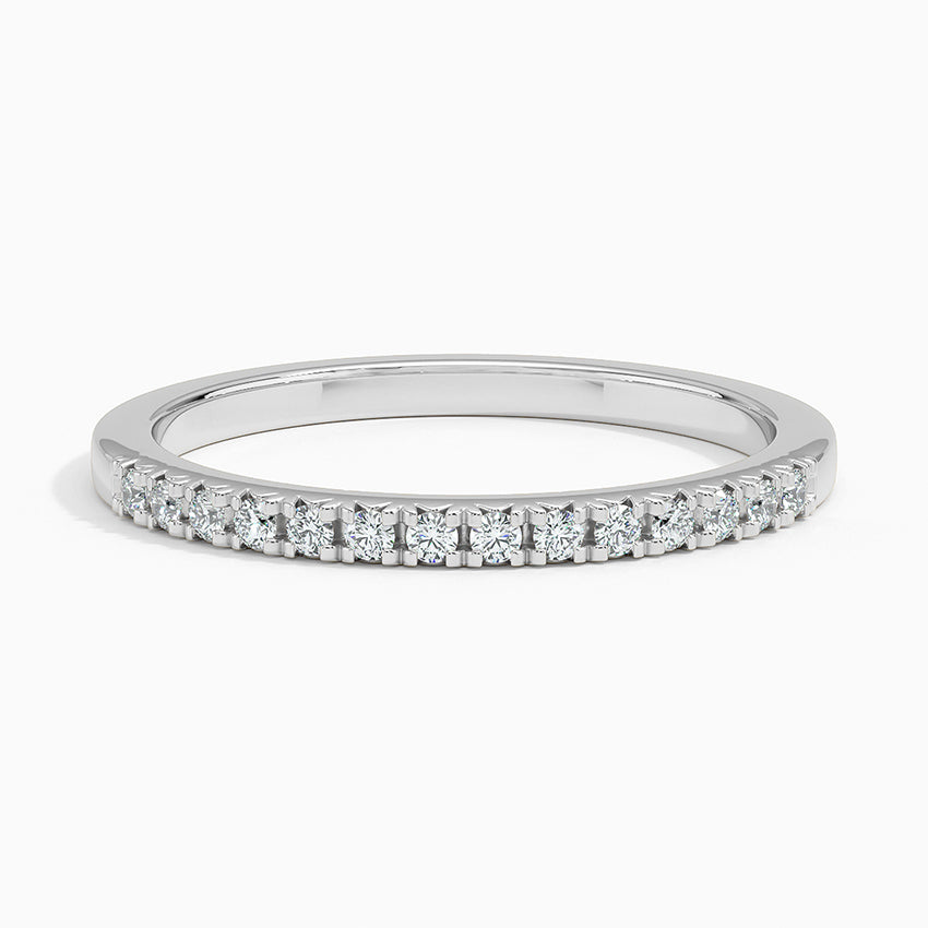 Yarım Tur 0,25 Karat Yuvarlak Kesim Laboratuvar Pırlanta Yüzük 18K - Bold Diamonds