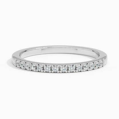 Yarım Tur 0,25 Karat Yuvarlak Kesim Laboratuvar Pırlanta Yüzük 18K - Bold Diamonds