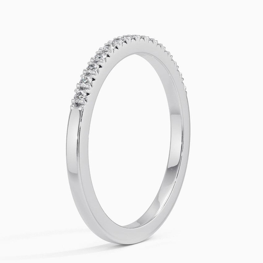 Yarım Tur 0,25 Karat Yuvarlak Kesim Laboratuvar Pırlanta Yüzük 18K - Bold Diamonds