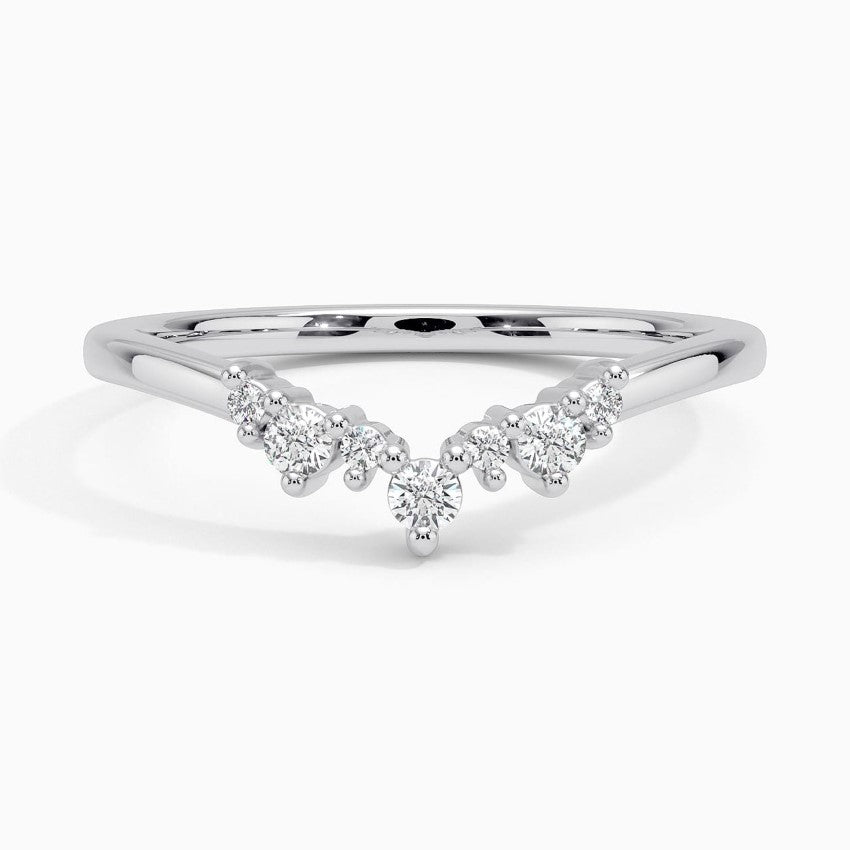 Tamamlayıcı 0,25 Karat Yuvarlak Kesim Laboratuvar Pırlanta Yüzük 18K - Bold Diamonds