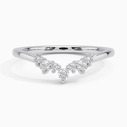 Tamamlayıcı 0,25 Karat Yuvarlak Kesim Laboratuvar Pırlanta Yüzük 18K - Bold Diamonds