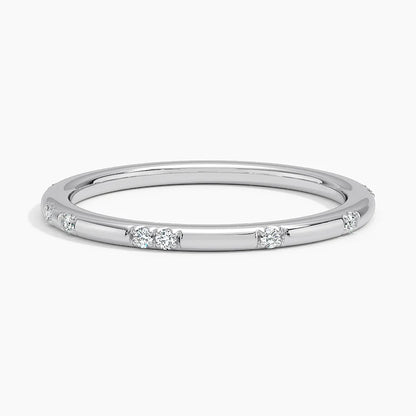 Alyans 0.25 Karat Yuvarlak Kesim Laboratuvar Pırlanta Yüzük 18K - Bold Diamonds
