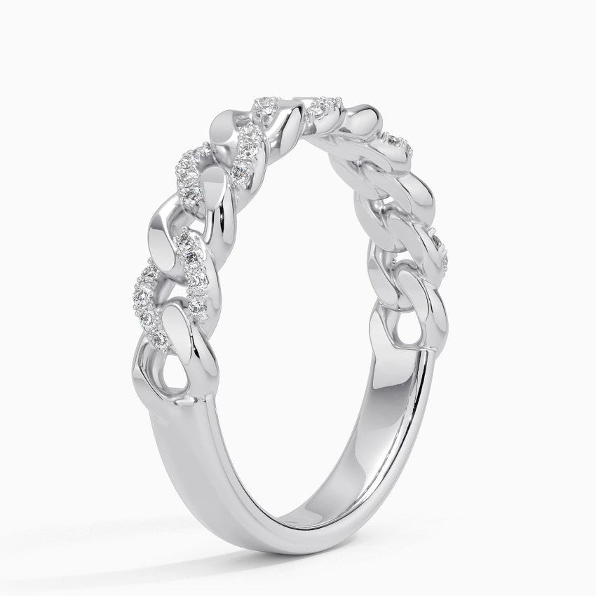 Özel Tasarım 0,25 Karat Yuvarlak Kesim Laboratuvar Pırlanta Yüzük 18K - Bold Diamonds