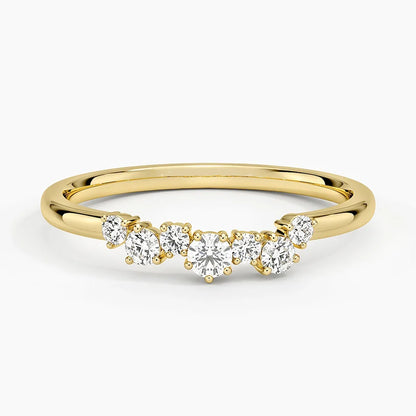 Tamamlayıcı 0,20 Karat Yuvarlak Kesim Laboratuvar Pırlanta Yüzük 18K - Bold Diamonds