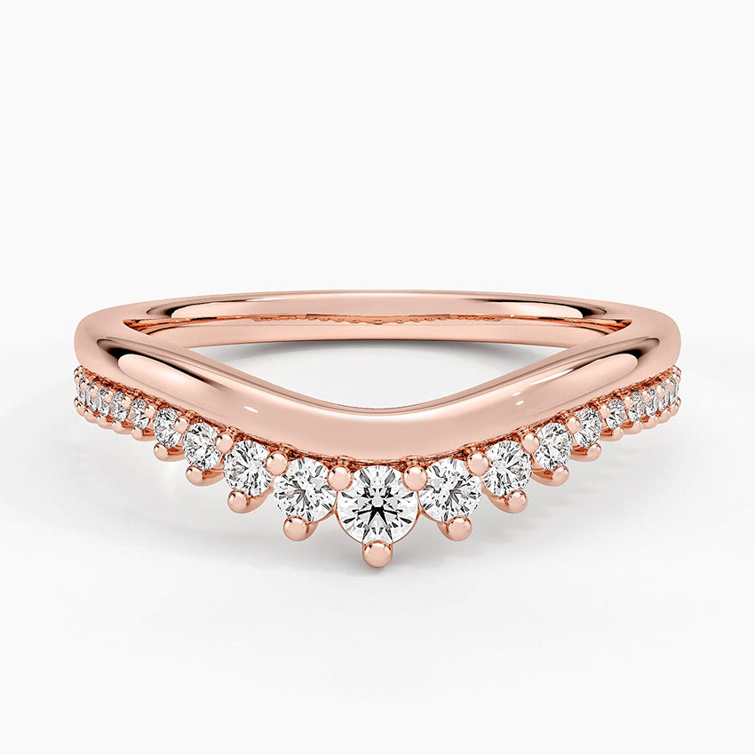 Yarım Tur 0,25 Karat Yuvarlak Kesim Laboratuvar Pırlanta Yüzük 18K - Bold Diamonds