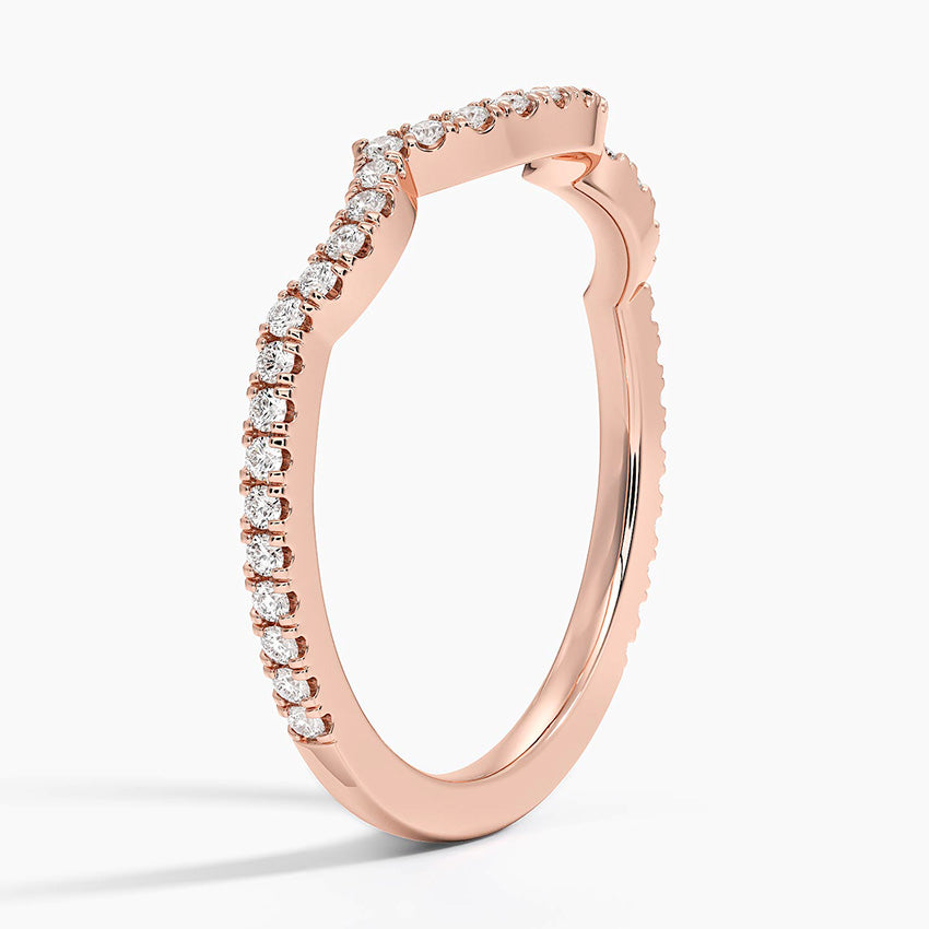 Tamamlayıcı 0,25 Karat Yuvarlak Kesim Laboratuvar Pırlanta Yüzük 18K - Bold Diamonds