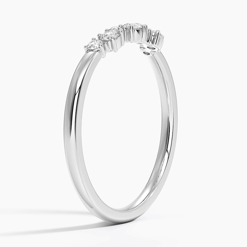 Tamamlayıcı 0,20 Karat Yuvarlak Kesim Laboratuvar Pırlanta Yüzük 18K - Bold Diamonds