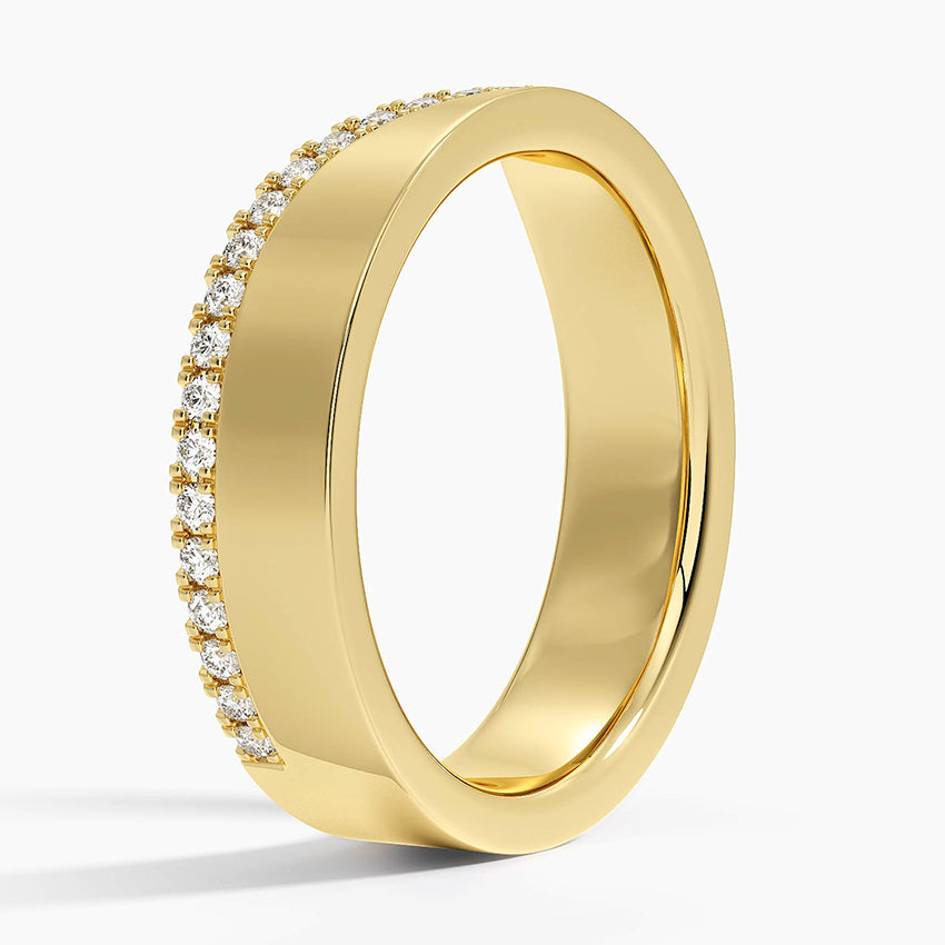 Tamamlayıcı 0,25 Karat Yuvarlak Kesim Laboratuvar Pırlanta Yüzük 18K - Bold Diamonds